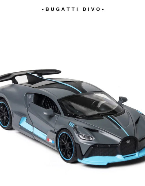 Load image into Gallery viewer, 1/32 Alloy Diecasts Metal Toy Car Model Bugatti Divo Toy Vehicles Miniature Car Model with Light Toys for Boys Kids Christmas Gi
