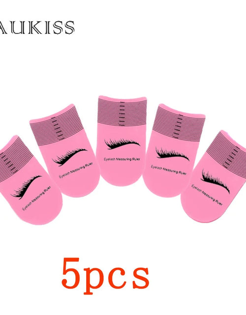 Load image into Gallery viewer, 5/10PCS Eyelash Length Measuring Ruler Portable Eyebrow Soft Plastic Ruler Makeup Tool 3-21Mm Eyelash Extension Growth Accessory
