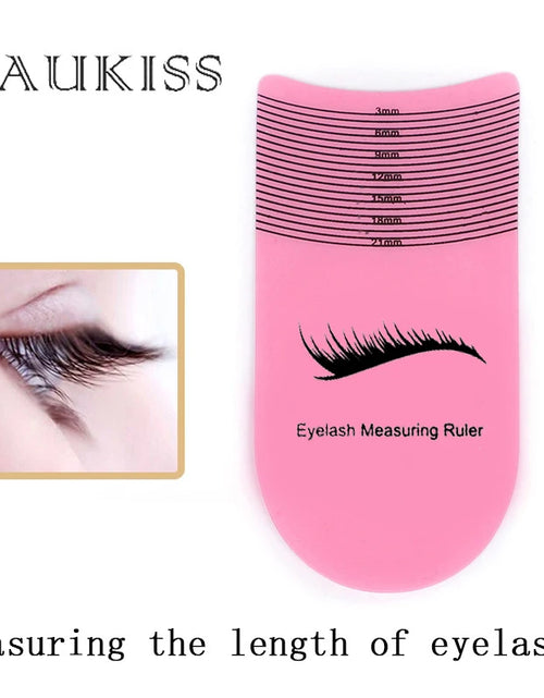 Load image into Gallery viewer, 5/10PCS Eyelash Length Measuring Ruler Portable Eyebrow Soft Plastic Ruler Makeup Tool 3-21Mm Eyelash Extension Growth Accessory
