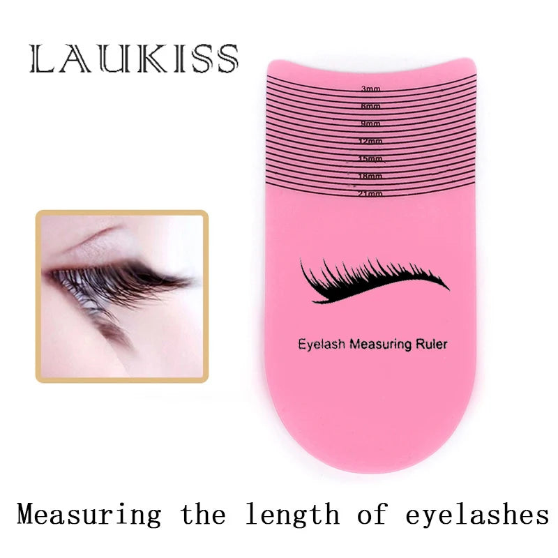 5/10PCS Eyelash Length Measuring Ruler Portable Eyebrow Soft Plastic Ruler Makeup Tool 3-21Mm Eyelash Extension Growth Accessory