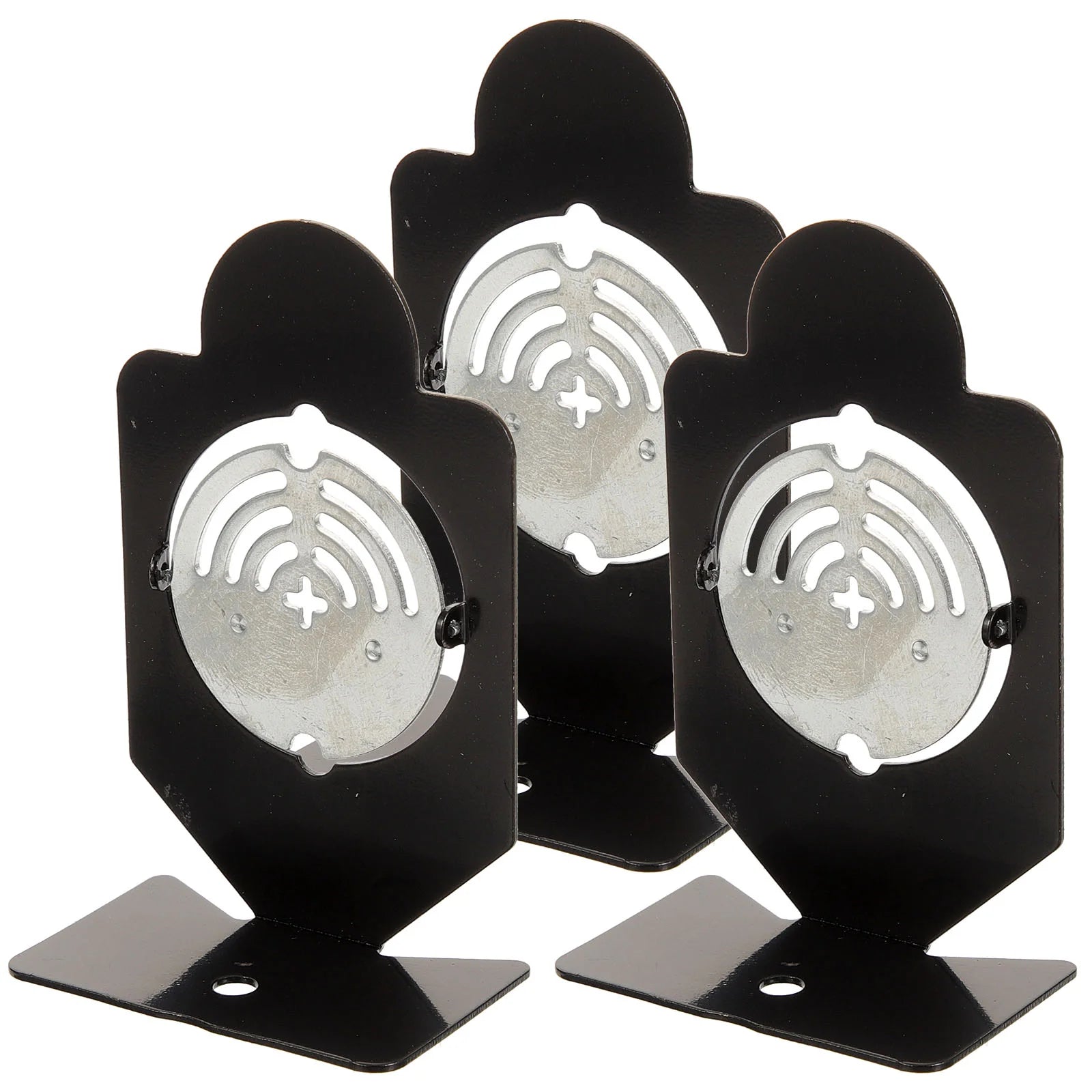 3Pcs Metal Targets Precision Shooting Practice Rotary Shooting Targets for Shooting