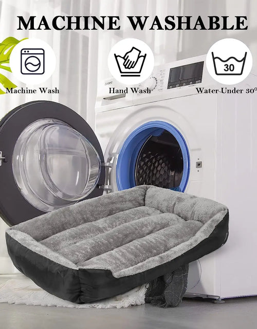 Load image into Gallery viewer, Dog Bed, Dog Beds for Large Medium Dogs, Rectangle Washable Dog Bed Comfortable and Breathable Large Dog Bed, Pet Bed
